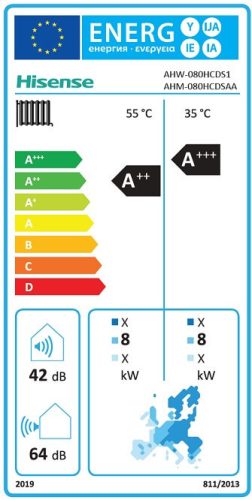 Hisense Hi-Therma 8 kW hőszivattyú szett