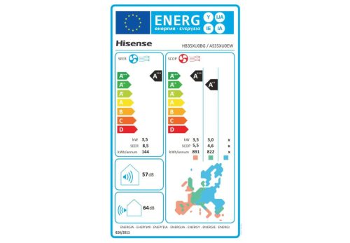 Hisense Uni HB 3,5 kW split klíma szett