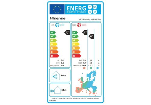 Hisense Uni HB 5,0 kW split klíma szett