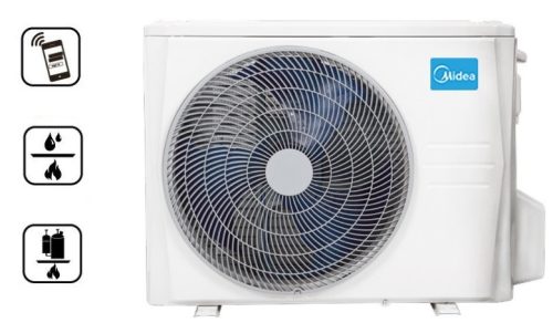 Midea Breezeless E oldalfali split (2,6 kW)